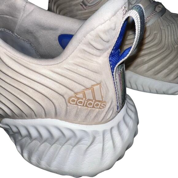 Adidas Alphabounce Instinct men size 10.5 Beige White lace up athletic sneaker - Picture 10 of 13